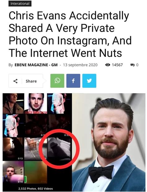 The Chris Evans dick pick